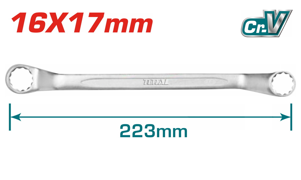 TOTAL ΠΟΛΥΓΩΝΑ 16 Χ 17mm (TORSP16171) TOTAL ΠΟΛΥΓΩΝΑ 16 Χ 17mm (TORSP16171)