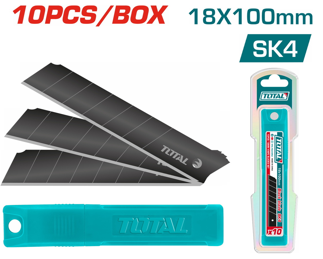 TOTAL ΕΠΑΓΓ. ΛΑΜΑ ΑΝΤΑΛ/ΚΗ ΜΑΥΡΗ SK4 18mm Χ 100mm 10TEM (THTCB181) TOTAL ΕΠΑΓΓ. ΛΑΜΑ ΑΝΤΑΛ/ΚΗ ΜΑΥΡΗ SK4 18mm Χ 100mm 10TEM (THTCB181)