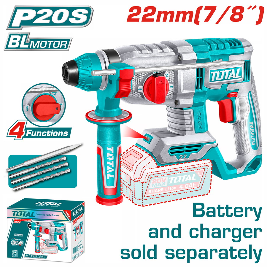 TOTAL ΕΠΑΓΓ. ΠΝΕΥΜΑΤΙΚΟ ΠΙΣΤΟΛΕΤΟ ΜΠΑΤ. Li-ion 20V / 22mm ΧΩΡΙΣ ΜΠΑΤΑΡΙΑ & ΦΟΡΤΙΣΤΗ (TRHLI21228) TOTAL ΕΠΑΓΓ. ΠΝΕΥΜΑΤΙΚΟ ΠΙΣΤΟΛΕΤΟ ΜΠΑΤ. Li-ion 20V / 22mm ΧΩΡΙΣ ΜΠΑΤΑΡΙΑ & ΦΟΡΤΙΣΤΗ (TRHLI21228)