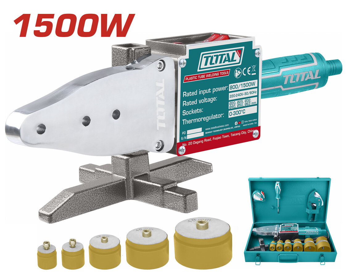 TOTAL ΕΠΑΓΓ. ΘΕΡΜΟΚΟΛΛΗΤΙΚΟ ΠΛΑΣΤ. ΣΩΛΗΝΩΝ 800 / 1.500W (TT328151) TOTAL ΕΠΑΓΓ. ΘΕΡΜΟΚΟΛΛΗΤΙΚΟ ΠΛΑΣΤ. ΣΩΛΗΝΩΝ 800 / 1.500W (TT328151)