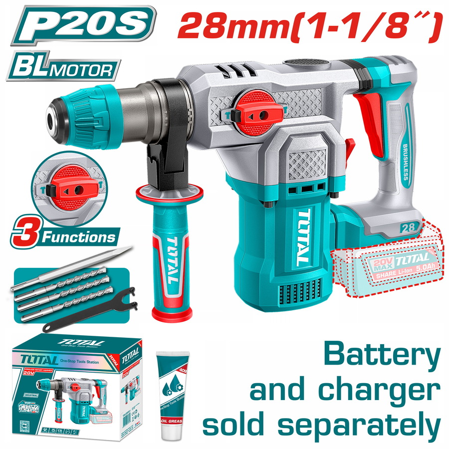 TOTAL ΕΠΑΓΓ. ΠΝΕΥΜΑΤΙΚΟ ΠΙΣΤΟΛΕΤΟ ΜΠΑΤ. Li-ion 20V / 28mm ΧΩΡΙΣ ΜΠΑΤΑΡΙΑ & ΦΟΡΤΙΣΤΗ (TRHLI20286) TOTAL ΕΠΑΓΓ. ΠΝΕΥΜΑΤΙΚΟ ΠΙΣΤΟΛΕΤΟ ΜΠΑΤ. Li-ion 20V / 28mm ΧΩΡΙΣ ΜΠΑΤΑΡΙΑ & ΦΟΡΤΙΣΤΗ (TRHLI20286)