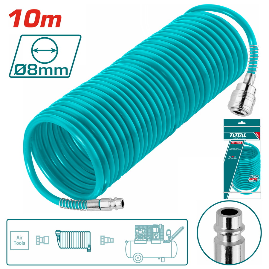TOTAL ΣΠΙΡΑΛ ΑΕΡΟΣ 10m (THT11101) TOTAL ΣΠΙΡΑΛ ΑΕΡΟΣ 10m (THT11101)