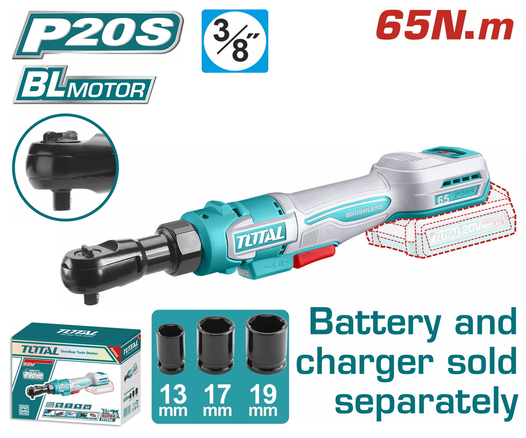 TOTAL ΕΠΑΓΓ. ΚΑΣΤΑΝΙΑ 3/8" / 65Nm ΜΠΑΤ. Li-ion 20V ΧΩΡΙΣ ΜΠΑΤΑΡΙΑ & ΦΟΡΤΙΣΤΗ (TDRLI206521) TOTAL ΕΠΑΓΓ. ΚΑΣΤΑΝΙΑ 3/8" / 65Nm ΜΠΑΤ. Li-ion 20V ΧΩΡΙΣ ΜΠΑΤΑΡΙΑ & ΦΟΡΤΙΣΤΗ (TDRLI206521)