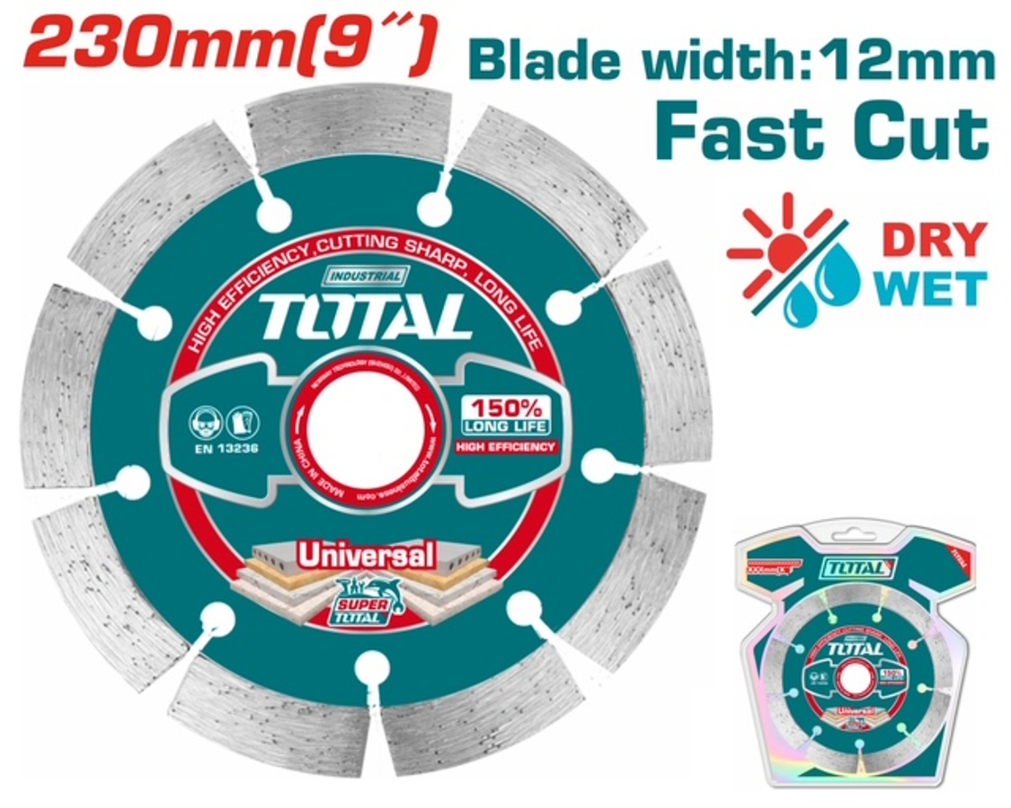 TOTAL ΔΙΑΜΑΝΤΟΔΙΣΚΟΣ UNIVERSAL 230 Χ 22.2mm (TAC21123012) TOTAL ΔΙΑΜΑΝΤΟΔΙΣΚΟΣ UNIVERSAL 230 Χ 22.2mm (TAC21123012)