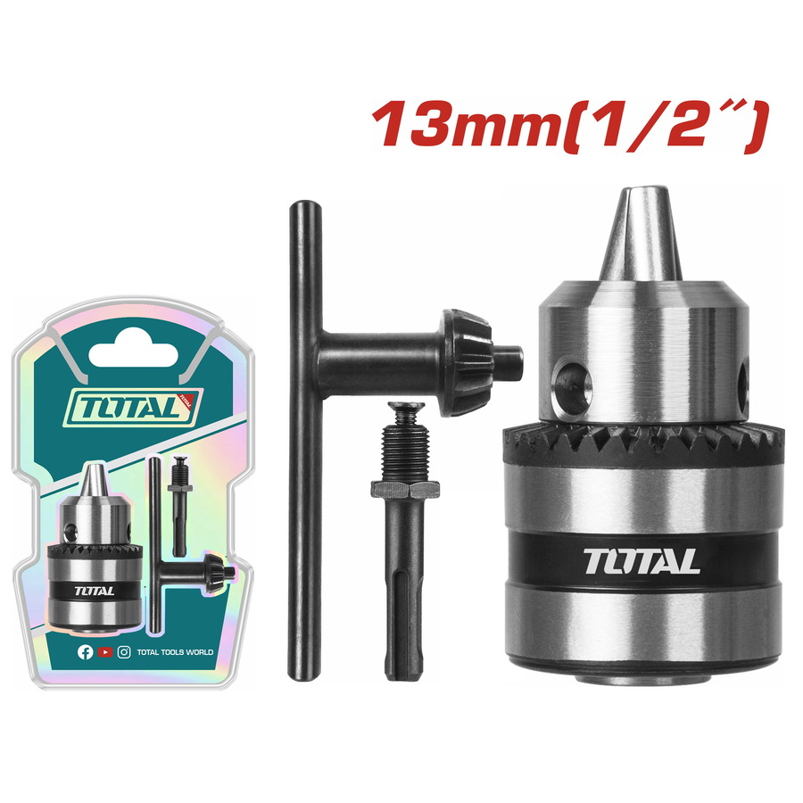 TOTAL ΤΣΟΚ ΔΡΑΠΑΝΟΥ ΜΕ ΚΛΕΙΔΙ 1/2" - 13mm ΚΑΙ ΑΝΤΑΠΤΟΡΑ (TAC451301.1) TOTAL ΤΣΟΚ ΔΡΑΠΑΝΟΥ ΜΕ ΚΛΕΙΔΙ 1/2" - 13mm ΚΑΙ ΑΝΤΑΠΤΟΡΑ (TAC451301.1)
