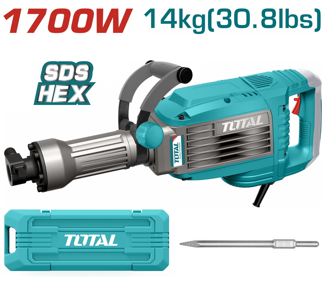 TOTAL ΕΠΑΓΓ. ΣΚΑΠΤΙΚΟ - ΚΑΤΕΔΑΦ. SDS-HEX 1.700W / 50J (TH217068) TOTAL ΕΠΑΓΓ. ΣΚΑΠΤΙΚΟ - ΚΑΤΕΔΑΦ. SDS-HEX 1.700W / 50J (TH217068)