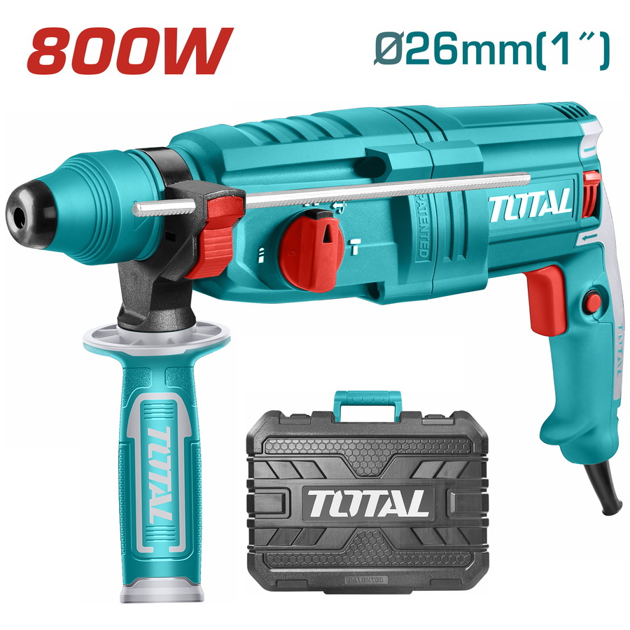 TOTAL ΠΙΣΤΟΛΕΤΟ ΠΕΡΙΣΤΡ. - ΣΚΑΠΤΙΚΟ SDS-PLUS 800W (TH308268) TOTAL ΠΙΣΤΟΛΕΤΟ ΠΕΡΙΣΤΡ. - ΣΚΑΠΤΙΚΟ SDS-PLUS 800W (TH308268)